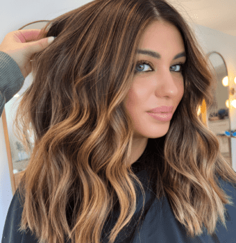 golden brunette california waves