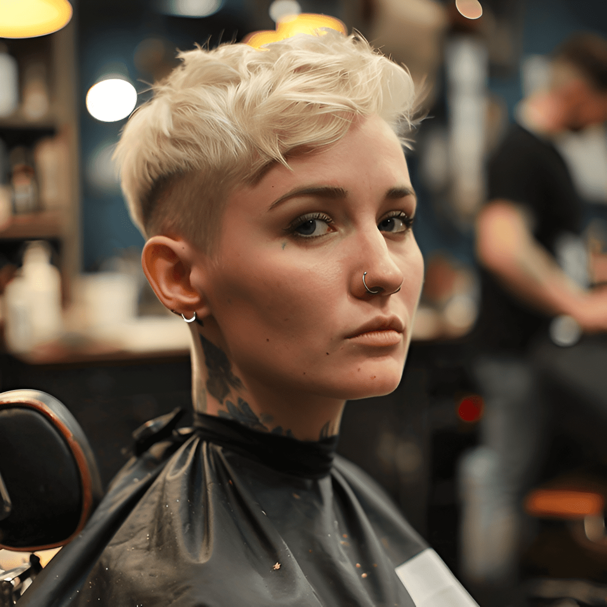 blond boldness with flair