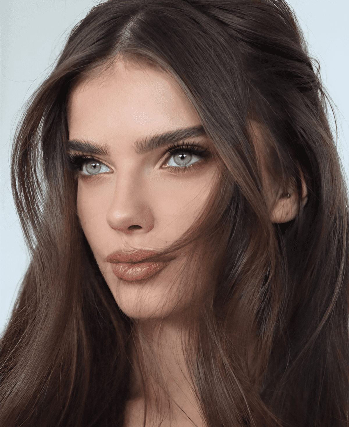 effortless half updo