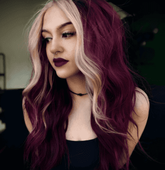 smooth burgundy waves