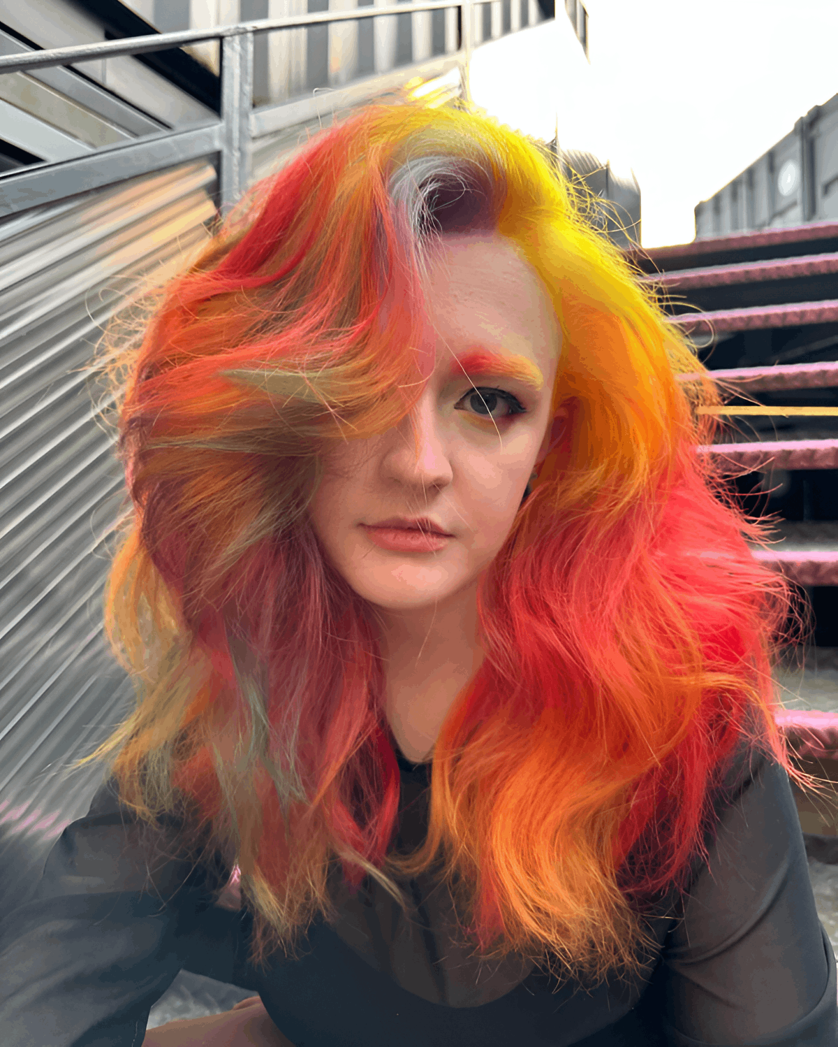 sunset blaze hairstyle