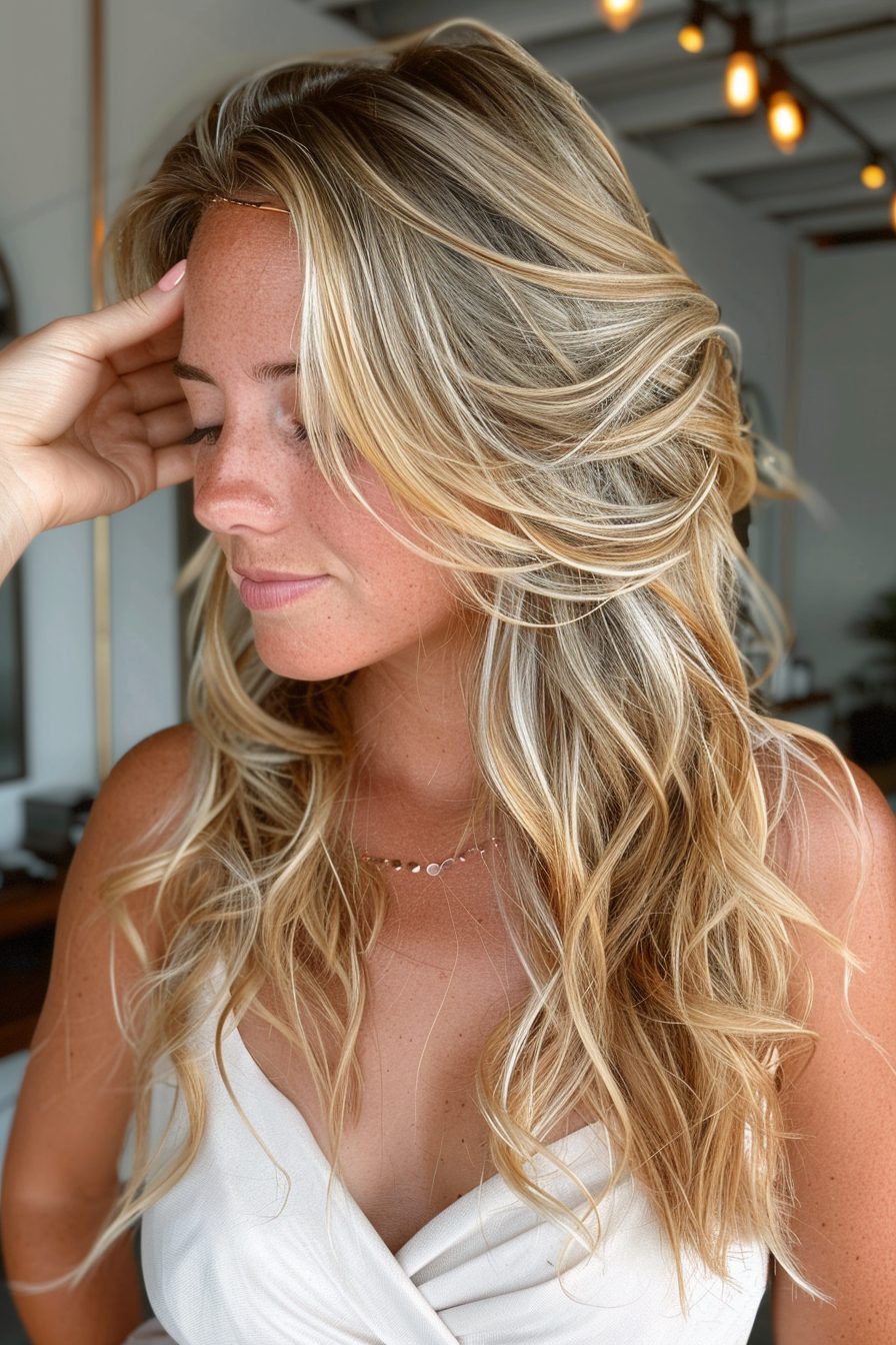 trendy summer hair blonde