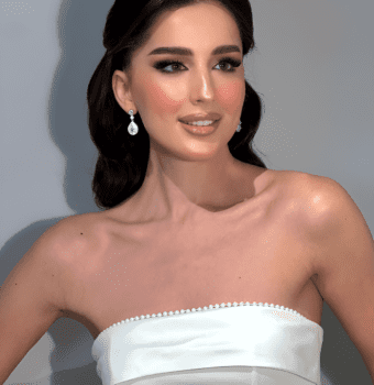glamorous cascading waves elegance