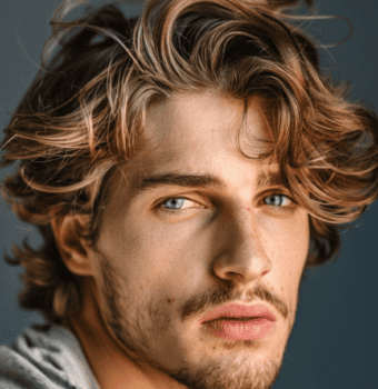 hairstyle men wavy