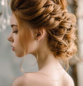 romantic updo