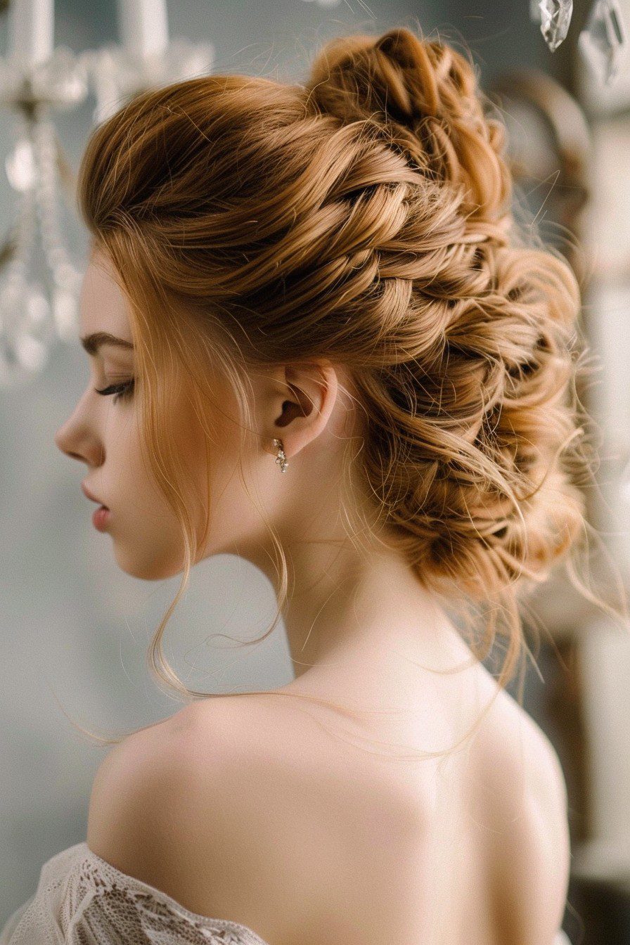romantic updo