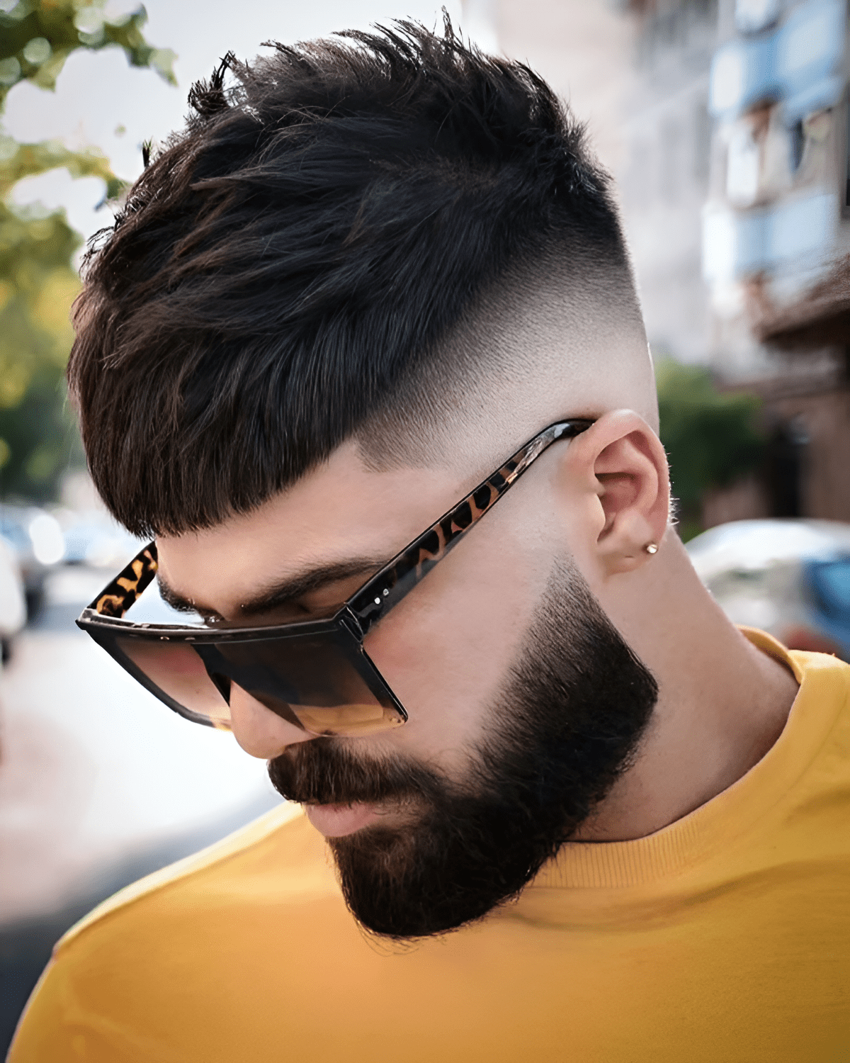 textured fohawk