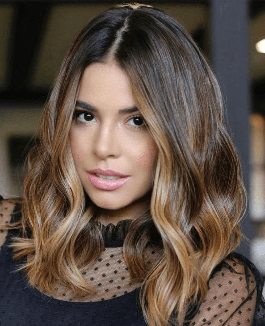 chic graceful long bob