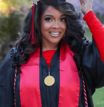 elegant graduation day curls