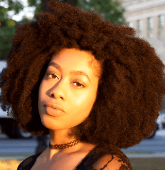 radiant afro curl elegance