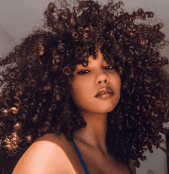 big bold curly glam
