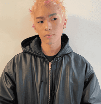 bold blonde pink fusion