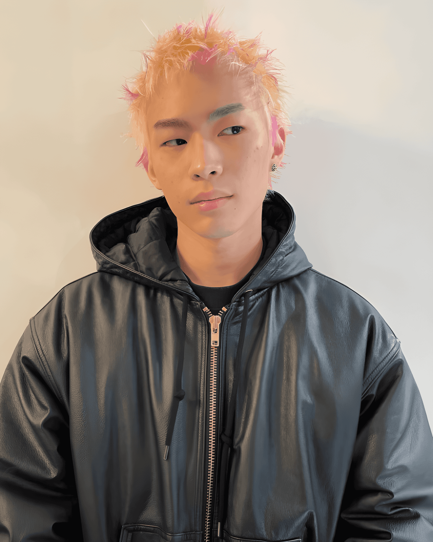 bold blonde pink fusion
