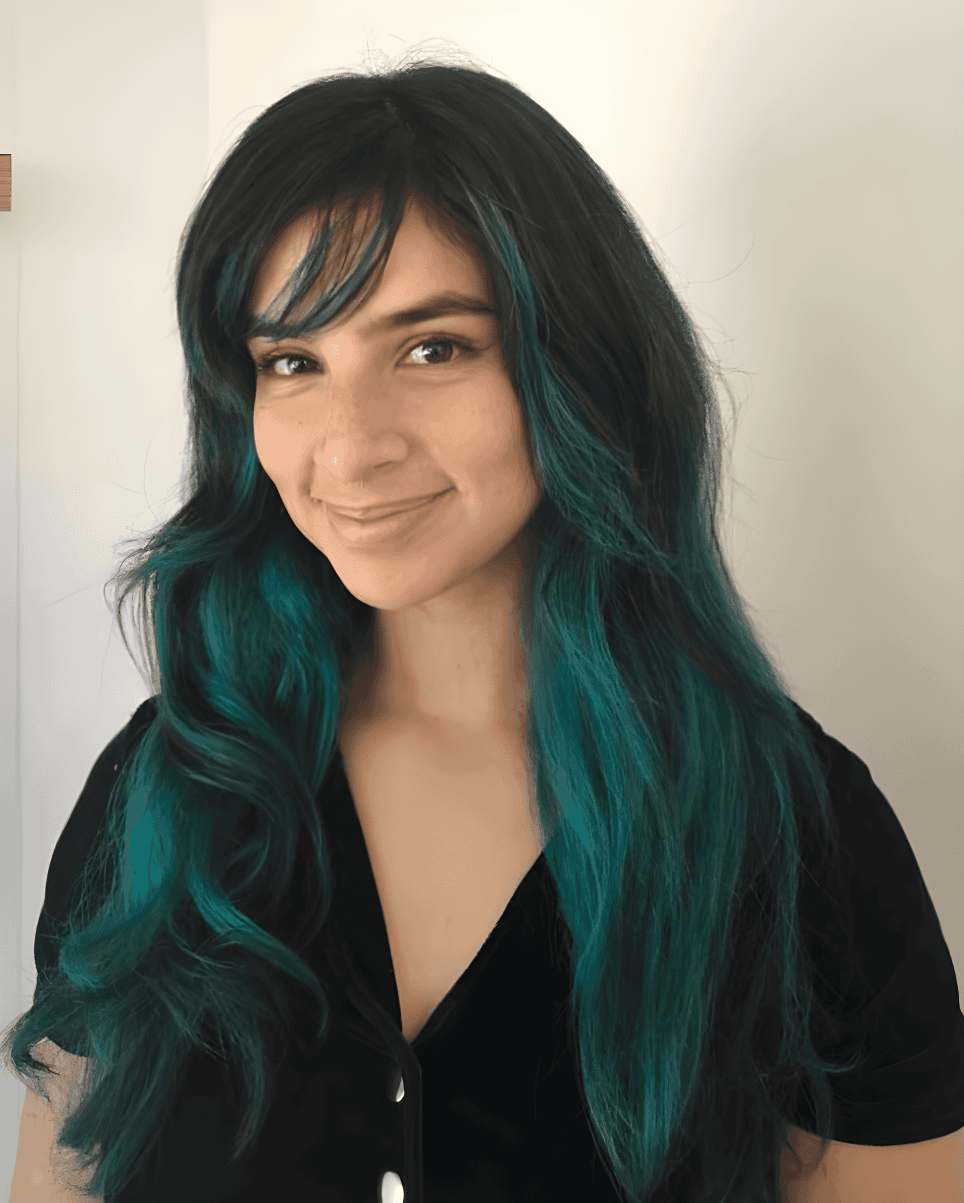 chic teal touched layers