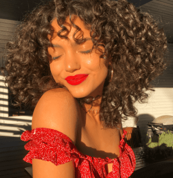 effortless curly glamour