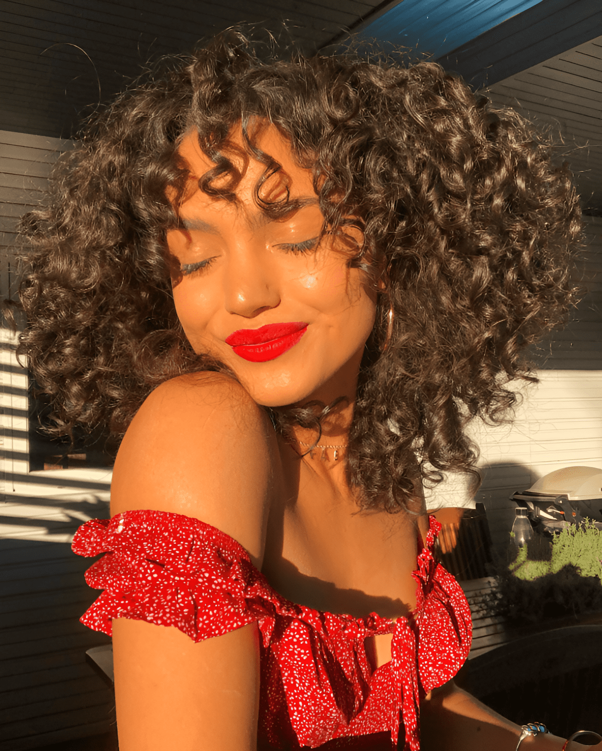 effortless curly glamour