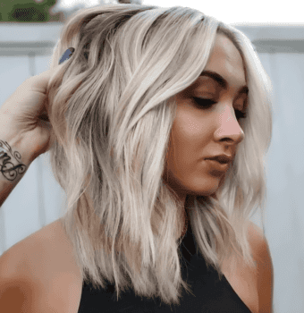 chic platinum waves