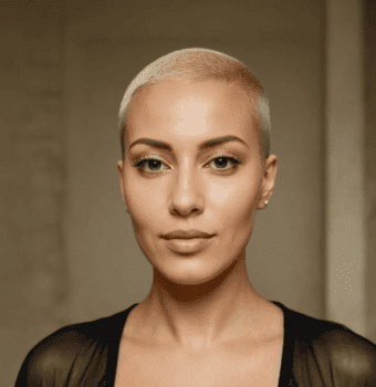 effortlessly confident buzz cut