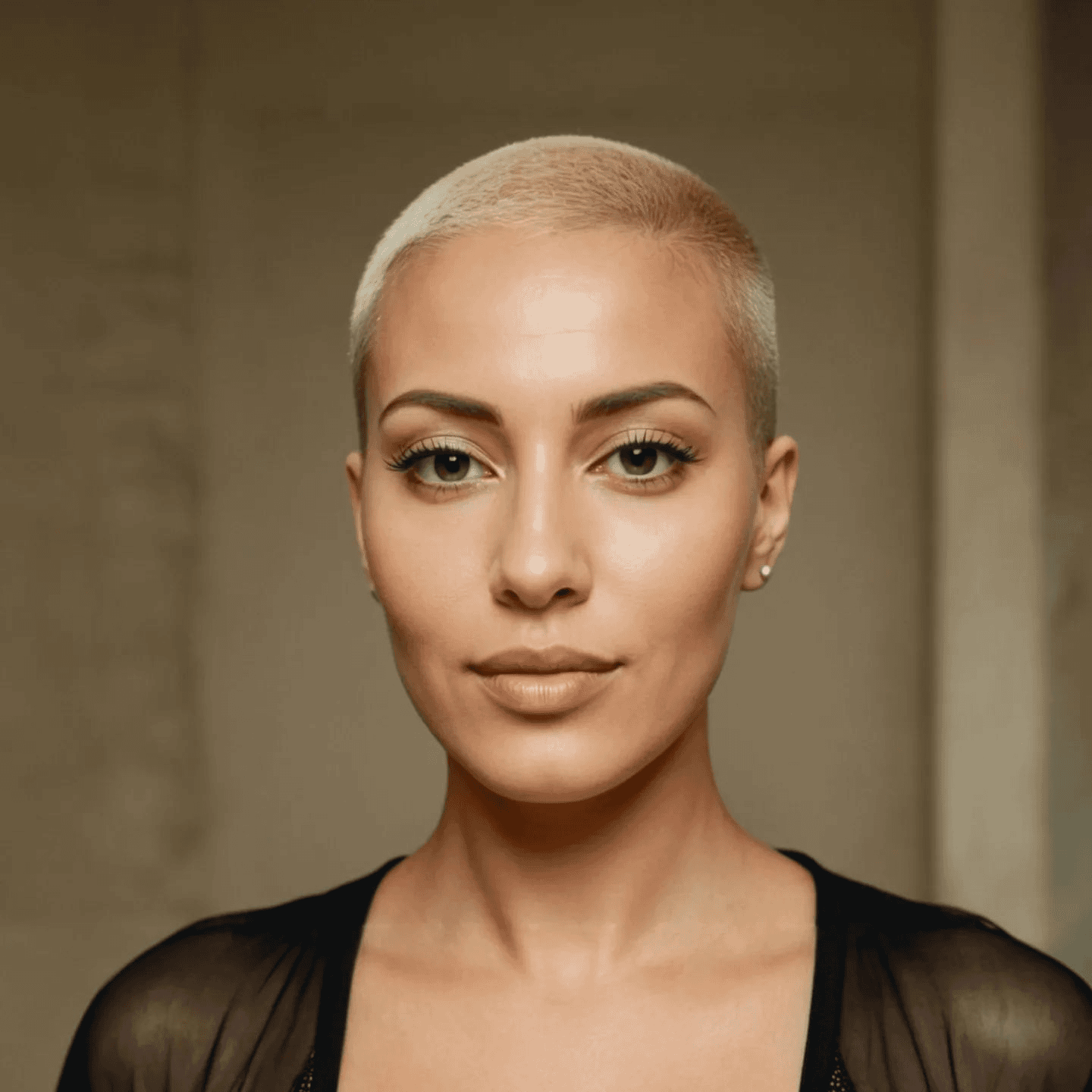 effortlessly confident buzz cut