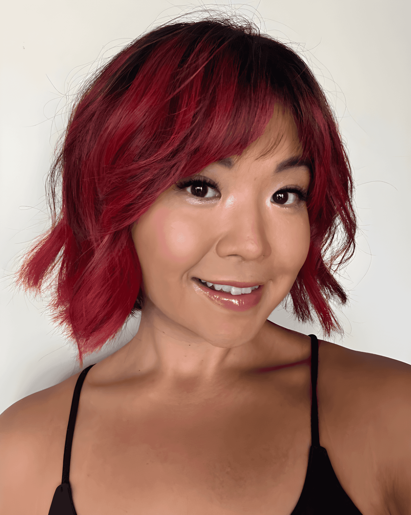 fiery tousled bob magic