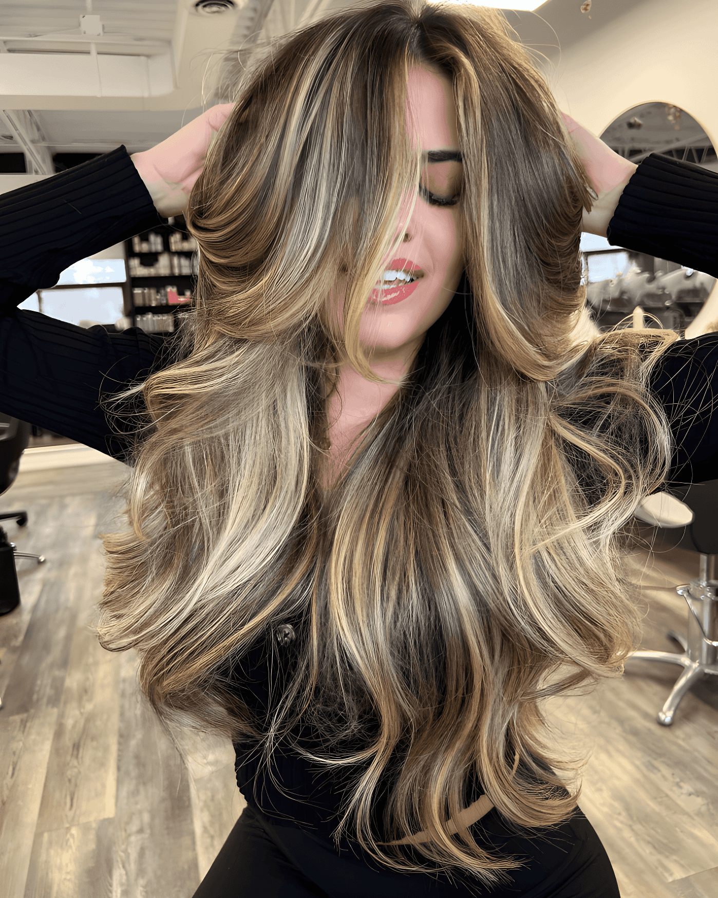 golden wave of elegance