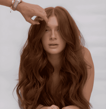 radiant auburn waves