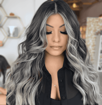 silver wave ombre beauty