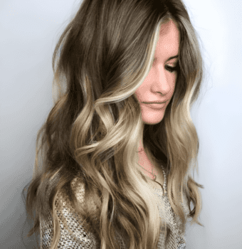 sun kissed blonde waves