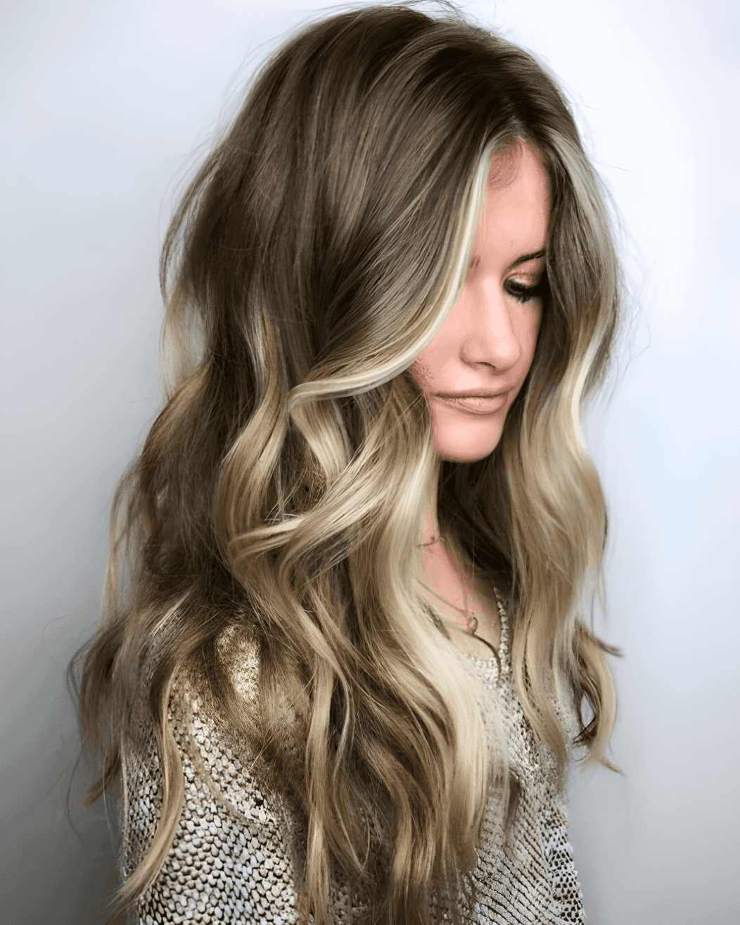 sun kissed blonde waves