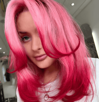 vibrant gradient hair majesty