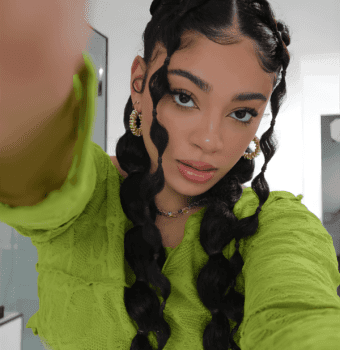 bubbly elegance in braids