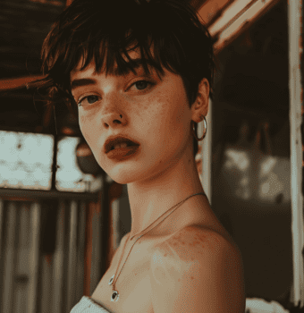 edgy tousled pixie vibes