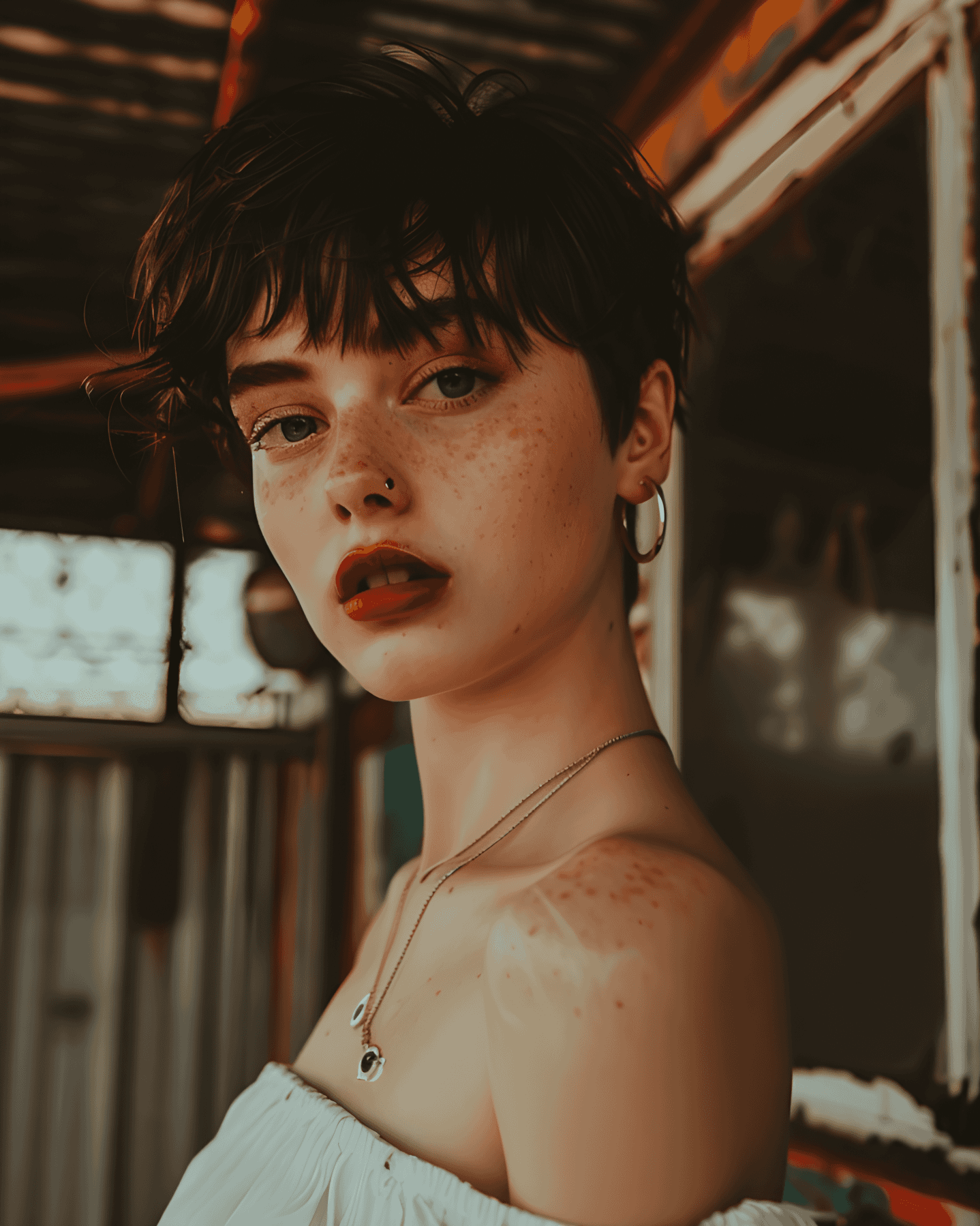 edgy tousled pixie vibes