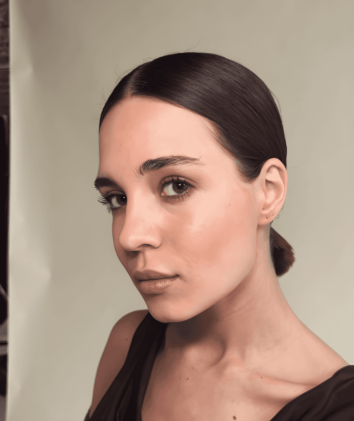 effortlessly polished low bun