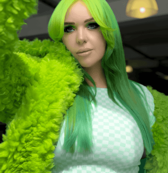neon green gradient vibes