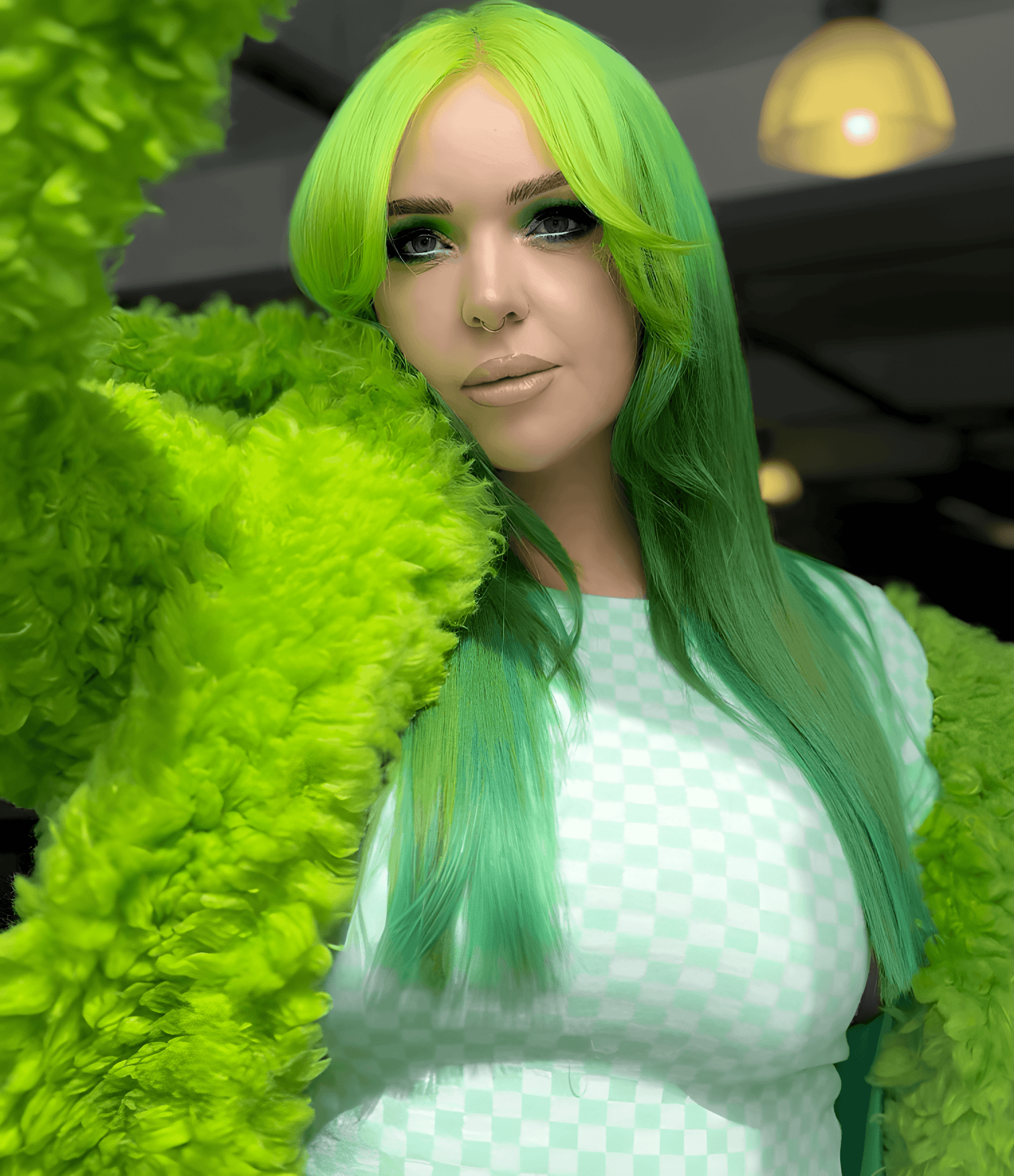 neon green gradient vibes