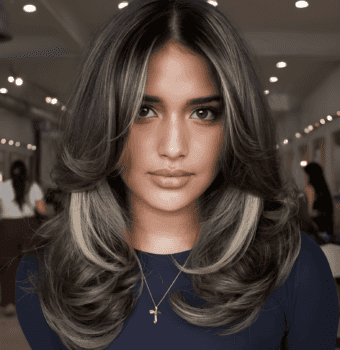 romantic layered curls