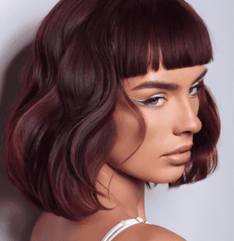 chic tousled bob waves