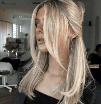 effortless elegance half up