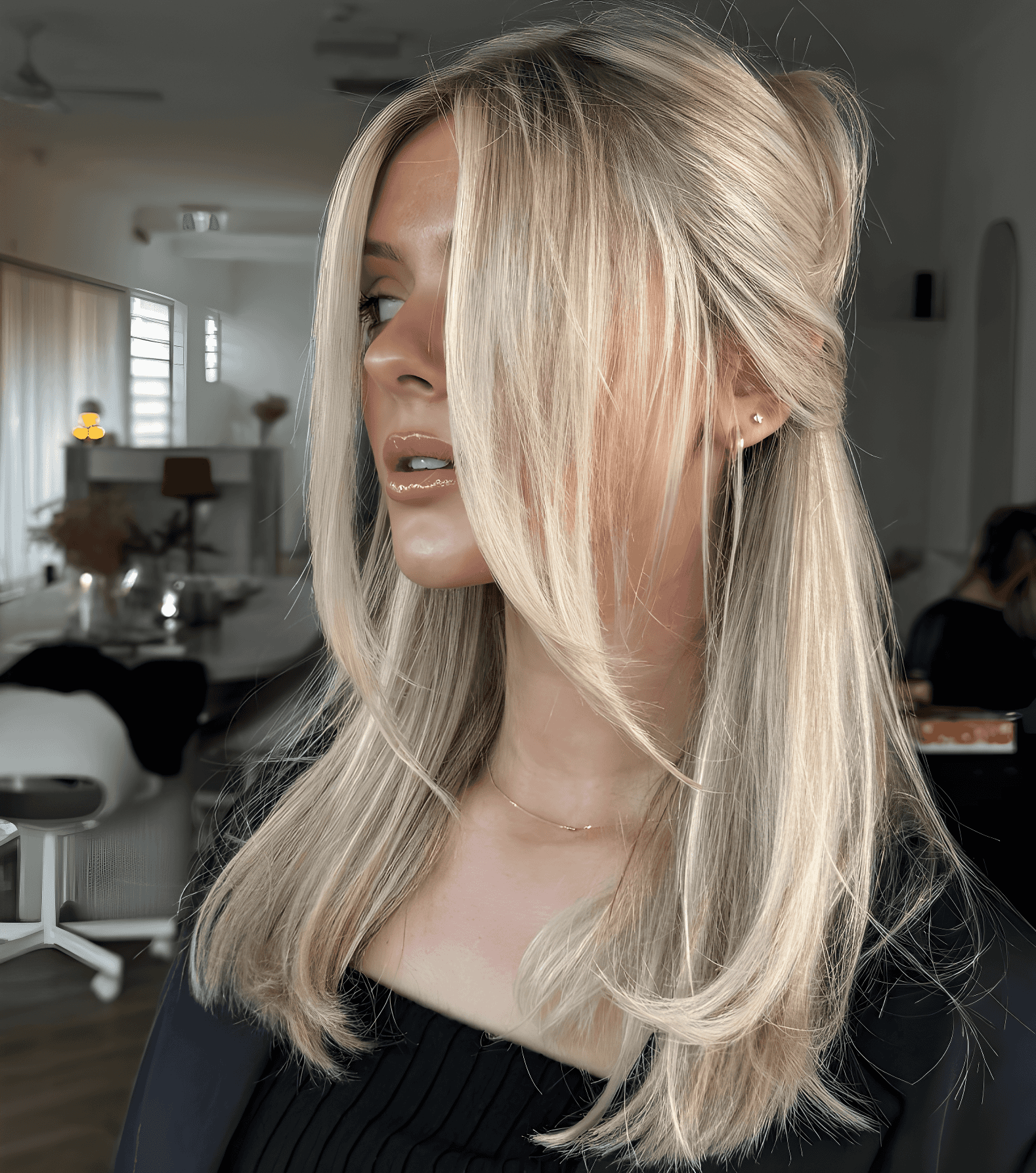 effortless elegance half up
