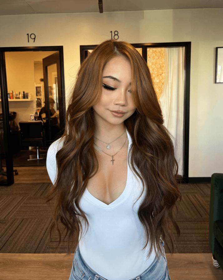25 Long Layered Hairstyles With Side Bangs
