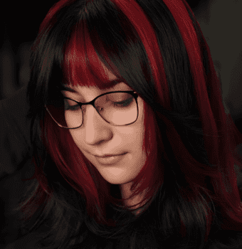 red highlights dramatic contrast