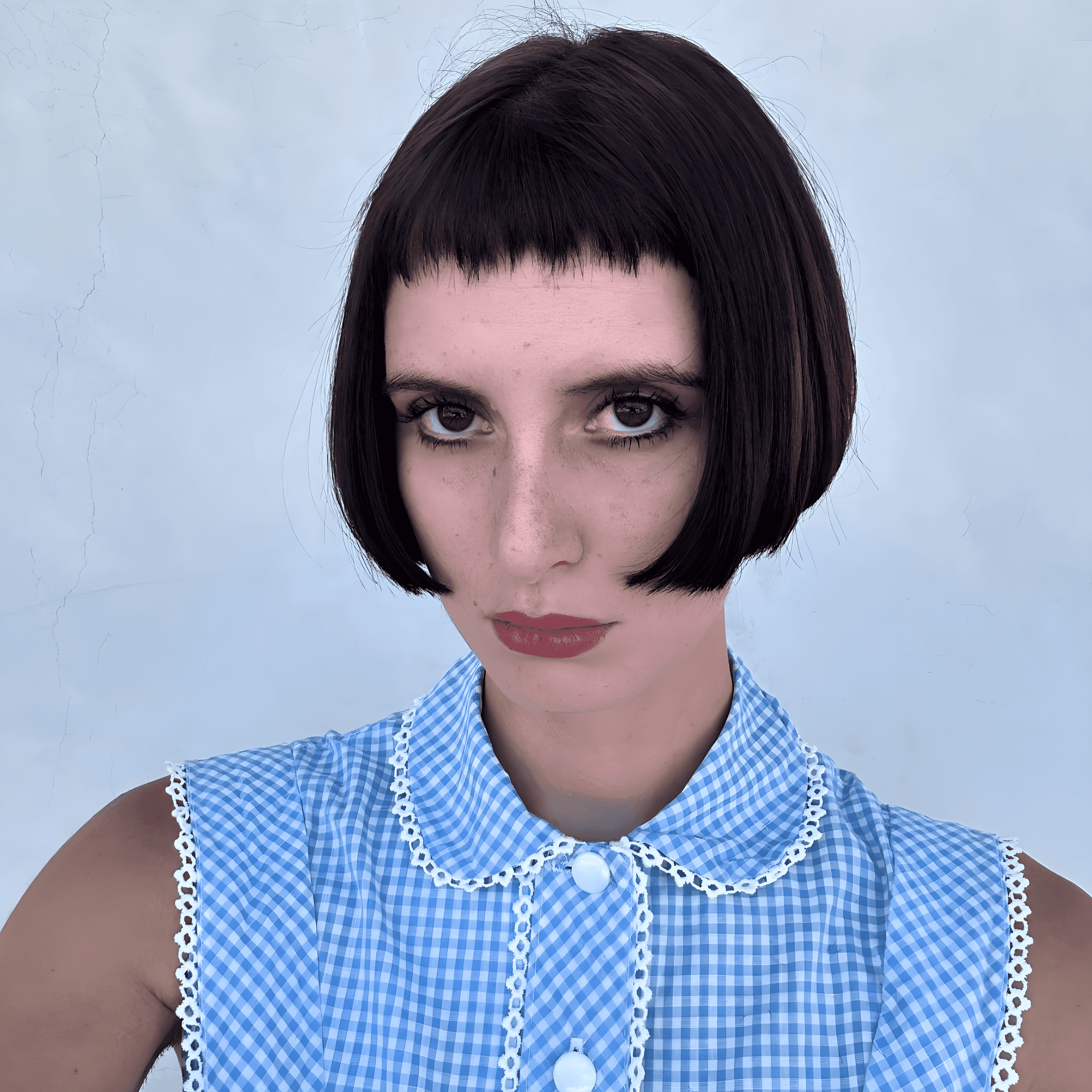 sleek modern bob