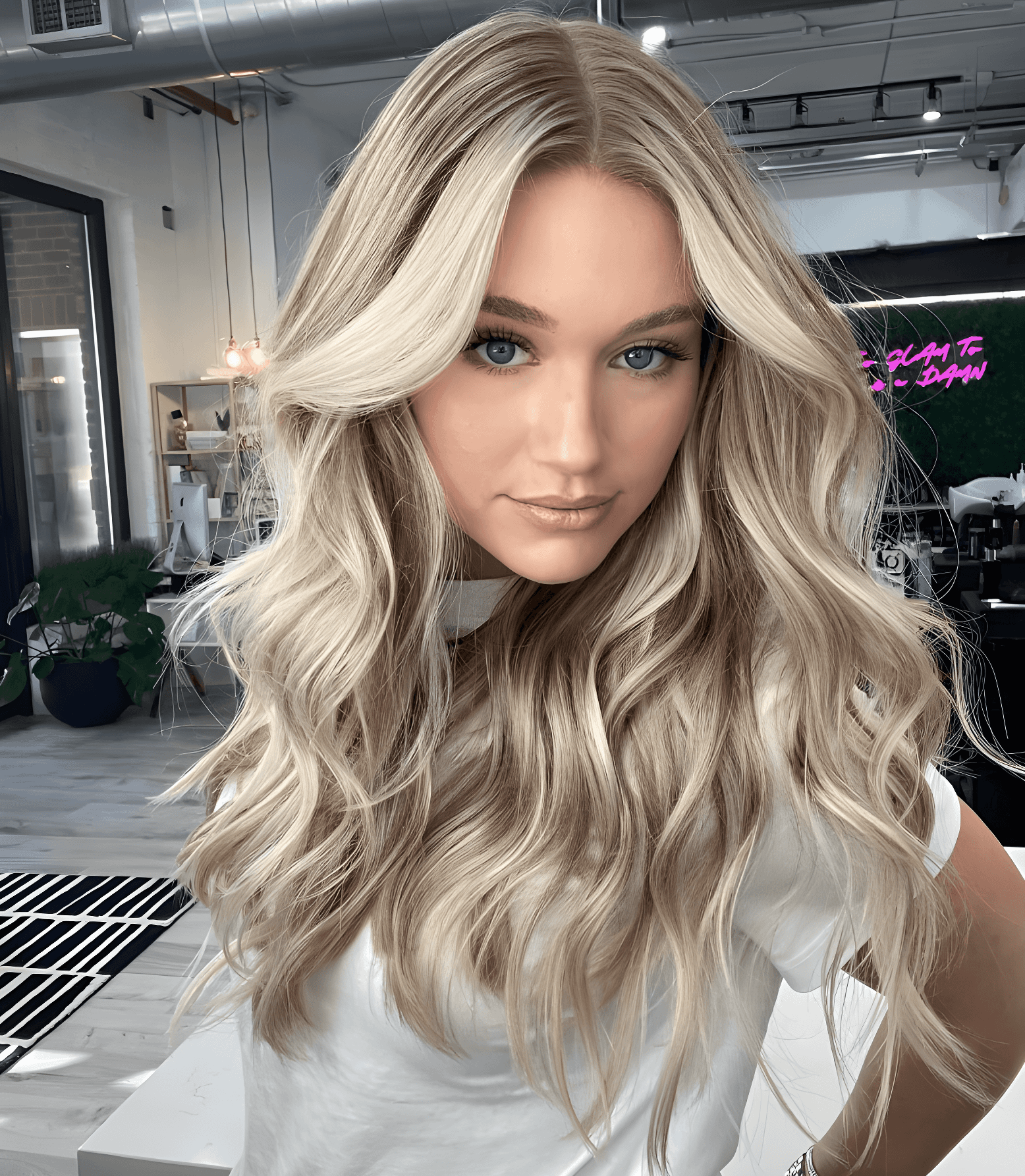 winter waves radiant blonde