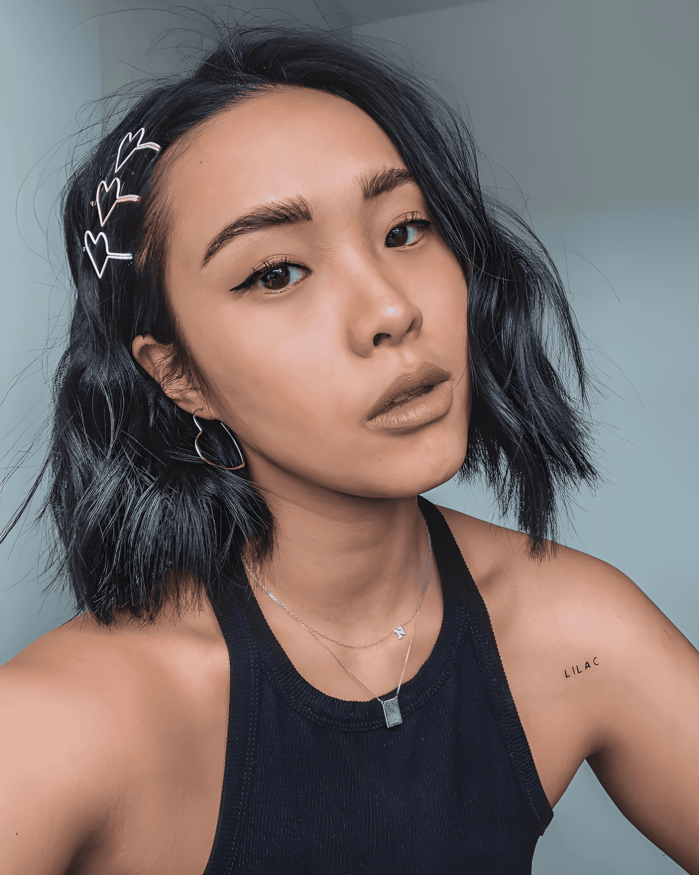 chic waves with clips