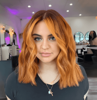 effortlessly chic copper waves