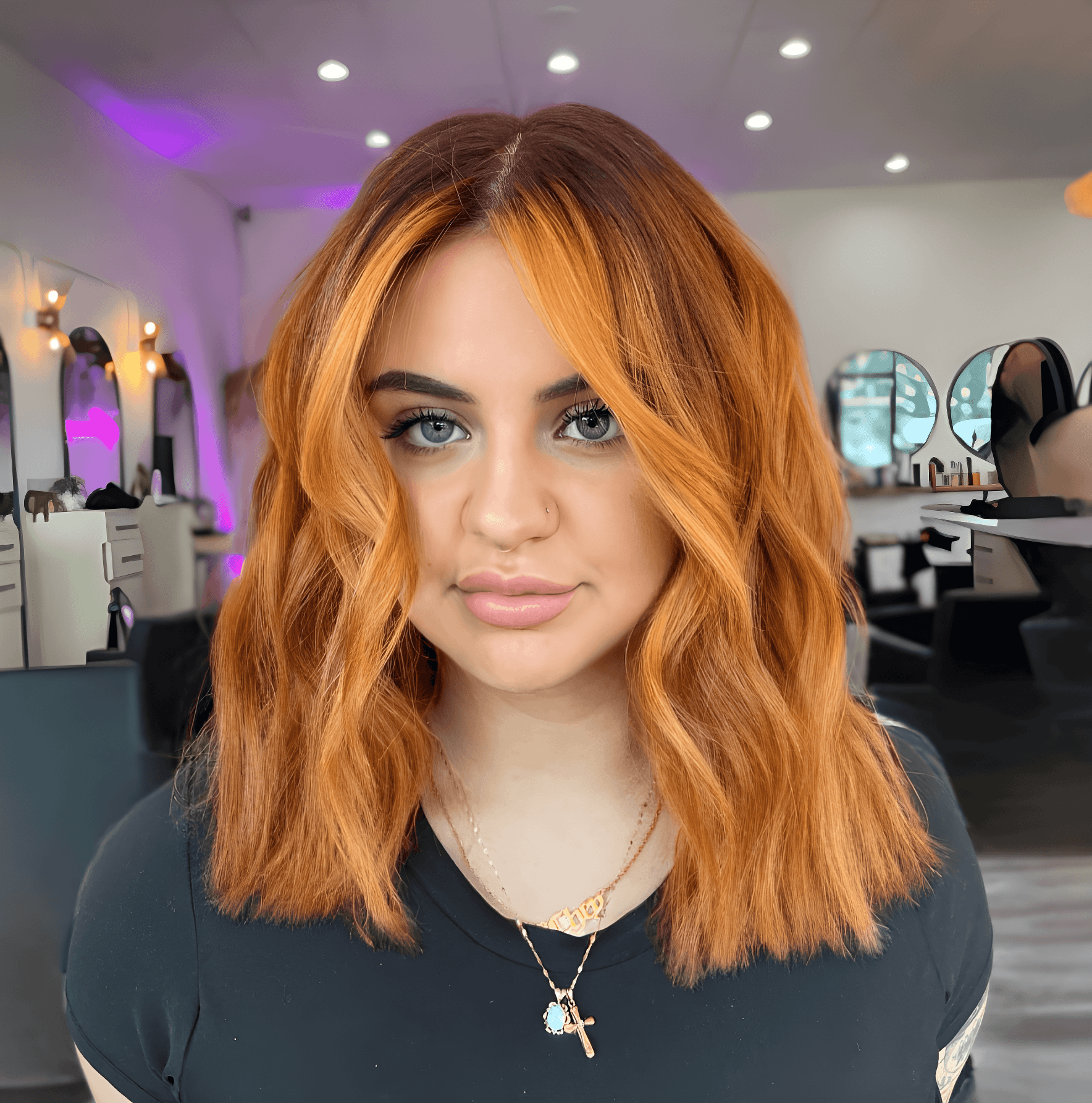 effortlessly chic copper waves
