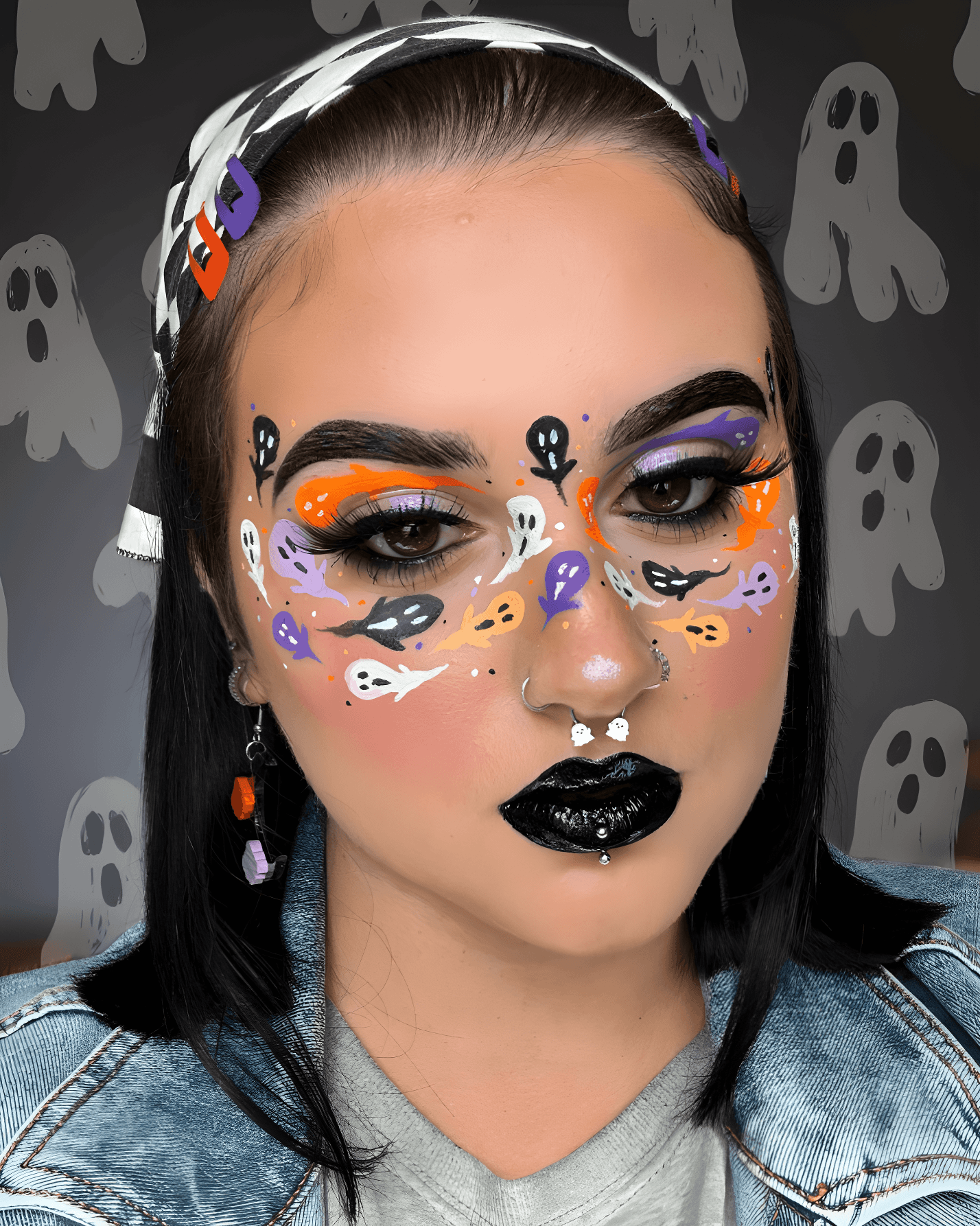 spooky headscarf style