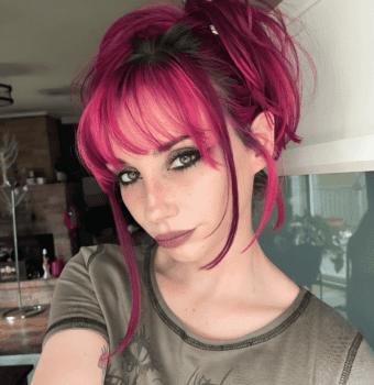 vibrant layers and bangs