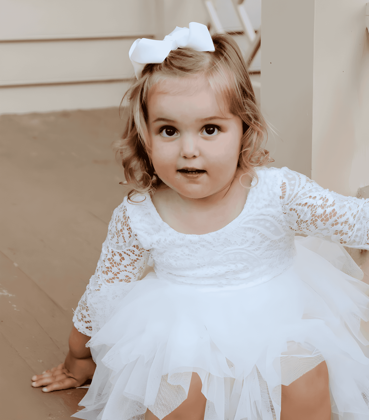 charming curls and bow